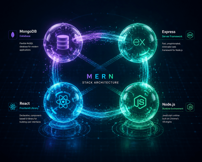 MERN Stack service illustration