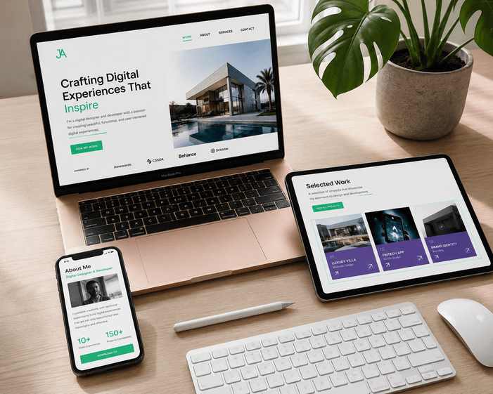 Portfolio Websites service illustration